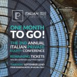 Italian Private Equity Conference a Milano il 22 settembre. Sconti per gli utenti BeBeez