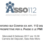 Oggi alla Camera convegno su Confidi e pmi organizzato da Asso112