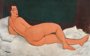 Amedeo Modigliani, "Nu couché (sur le côté gauche)", 1917 