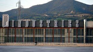 Lo stabilimento della Jp Industries a Fabriano (fonte: Ansa)