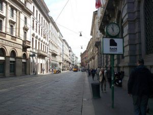 Via Manzoni a Milano