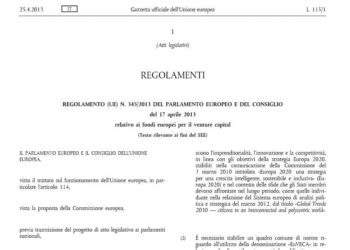 Regolamento Ue venture capital
