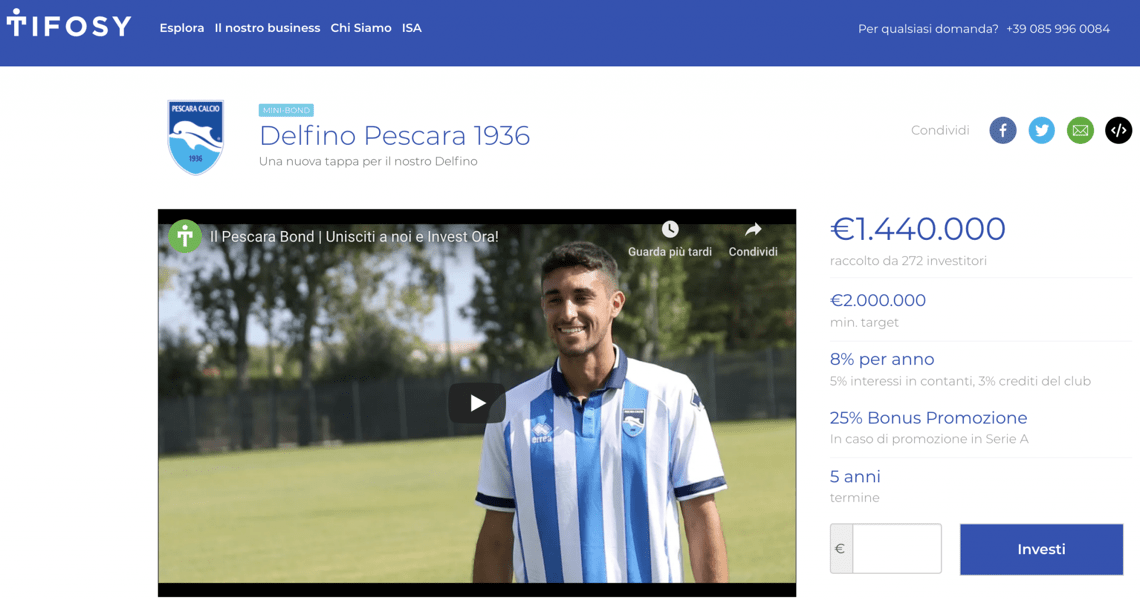Delfino Pescara 1936 - Club profile