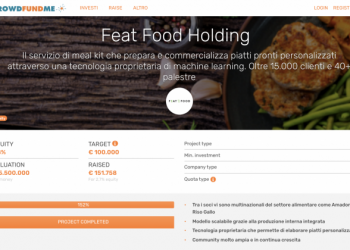 Feat Food incassa 152k euro in equity crowdfunding, parte di un round da 1,8 mln