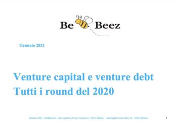 Oltre 780 mln euro di raccolta per le startup nel 2020. Report venture capital di BeBeez