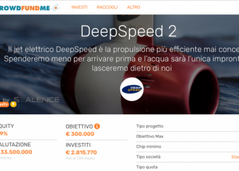 Il jet marino DeepSpeed raccoglie oltre 2,8 mln di euro nella sua seconda campagna di crowdfunding