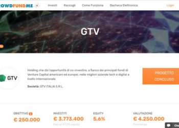 La campagna di Global Tech Ventures si chiude in overfunding a 3,77 mln euro rispetto a un target iniziale massimo di 3 mln