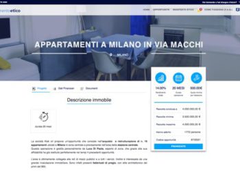 Lending crowdfunding, il portale Rendimento Etico raccoglie la cifra record di 4 mln euro per ristrutturare un palazzo a Milano