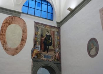Una squadra che lavorava agli Uffizi di Firenze ha scoperto accidentalmente due affreschi di epoca rinascimentale perduti da tempo
