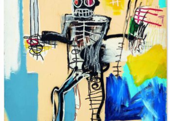 Un dipinto di Basquiat di un guerriero è stato battuto per $ 41,8 milioni da Christie’s Hong Kong, stabilendo un record per l’arte occidentale in Asia