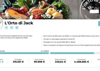 La campagna de L’Orto di Jack incassa nuove adesioni di vari business angel. Tra questi, il founder di OneDay