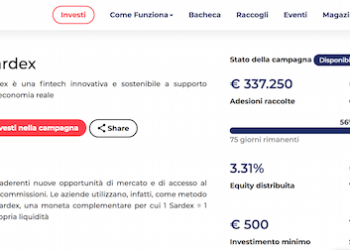 La fintech SardexPay lancia equity crowdfunding da 600 mila euro su BackToWork