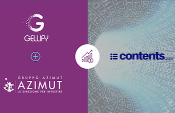 Anche Azimut e Gellify partecipano al round da 5 mln euro di Contents