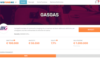 Le stazioni per veicoli elettrici GasGas, accelerate da Seed Money, avviano un equity crowdfunding da 100 mila euro