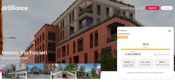Il portale italiano Walliance conclude la prima campagna di real estate crowdfunding cross-border