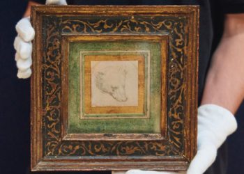 Un disegno di Leonardo da Vinci delle dimensioni di un francobollo venduto per 12,2 milioni di dollari da Christie’s (ma ha ricevuto solo un’offerta)