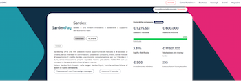 La fintech italiana SardexPay raccoglie 1,275 mln euro con l’equity crowdfunding