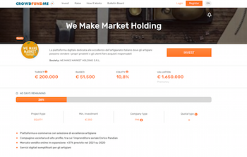 L’e-commerce We Make Market, partecipato dall’imprenditore seriale Enrico Pandian, lancia equity crowdfunding da 200 mila euro