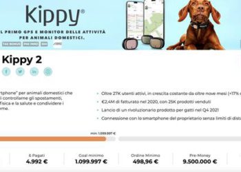 ALIcrowd scommette sulla campagna di equity crowdfunding dei dispositivi di tracking per animali Kippy