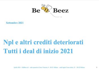 Soltanto 8,3 mld euro di transazioni su crediti deteriorati in 9 mesi. Tutti i deal nel report di BeBeez