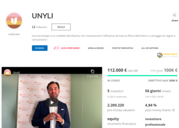 L’e-commerce italiano dell’intimo Unyli lancia un equity crowdfunding da 300 mila euro su 200Crowd. Trentino Sviluppo ne sottoscriverà il 5%