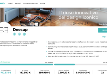 In overfunding su Mamacrowd Deesup, il marketplace del design di seconda mano, dopo l’investimento di ALIcrowd