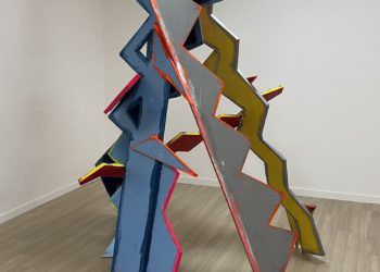 Pittura e spazio nella mostra di Gianfranco Notargiacomo a Milano