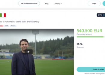 La sportech Golee lancia equity crowdfunding da 800 mila euro sulla piattaforma rumena SeedBlink, alla prima campagna per una startup italiana