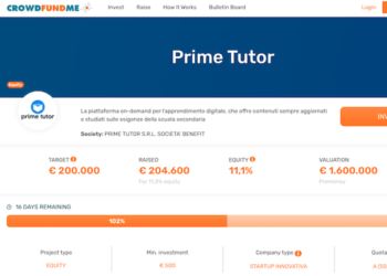 Overfunding su CrowdFundMe per la EdTech Prime Tutor, fondata da under 35 del venture builder WDA