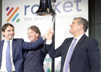 Rocket Sharing Company sfida i venti di guerra e suona la campanella a Piazza Affari
