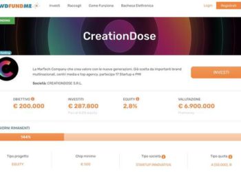 La martech CreationDose, partecipata da Cdp Venture Capital, cerca un altro mln euro in equity crowdfunding su CrowdFundMe