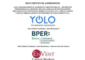 L’insurtech YOLO debutta oggi su Euronext Growth con una capitalizzazione di 33 mln euro
