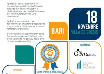 AMU Investments vi aspetta il 18 novembre a Bari per parlare di pmi nel caos di una tempesta perfetta. BeBeez è media partner