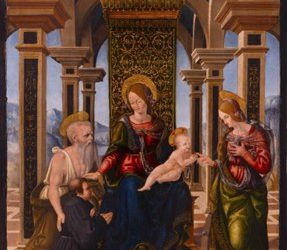 La prima opera firmata di Raffaello:  il “Matrimonio Mistico di Santa Caterina” di Città di Castello