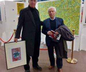 Aurelio Amendola e Italo Moscati a Pisa, tra Pasolini e Arte, per quattro artisti premiati