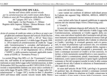 La jv BCM Global-Albatris-Three Line Capital rileva crediti dalla cartolarizzazione con GACS delle BCC Iccrea del 2018