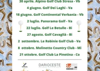 Il 23 aprile al via la Piccaia Golf Cup 2023, il circuito di golf dell’artista golfista Giorgio Piccaia. BeBeez è media partner