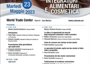 Il 23 maggio BeBeez vi aspetta a San Marino per parlare delle opportunità di investimento in integratori alimentari e cosmetica
