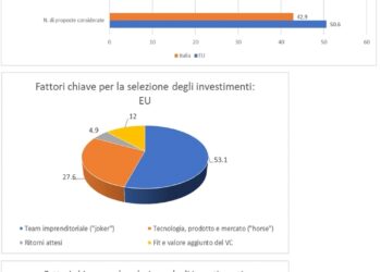 VC italiani molto più prudenti dei colleghi internazionali e più attaccati alla passione. Lo dice uno studio del Politecnico di Milano realizzato con altre 8 business school europee