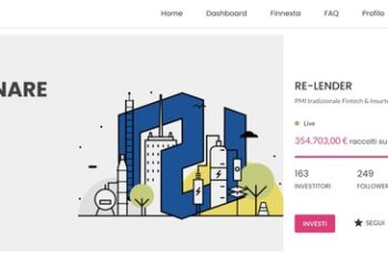 La piattaforma di lending RE-Lender in raccolta su Finnexta. E’ la prima campagna del portale di equity crowdfuding di Innexta