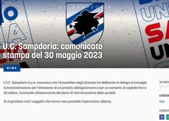 Addio di Ferrero alla Sampdoria: il club blucerchiato passa nelle mani di Gestio Capital, Aser Holding e Qatar Sports Investments, via libera all’aumento di capitale da 40 mln
