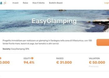 Lo startupper seriale Enrico Pandian lancia campagna di equity crowdfunding per EasyGlamping Capitana Villasimius