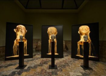 Fabrizio Plessi porta le sue installazioni multimediali al Parco Archeologico di Brescia romana e al Museo di Santa Giulia