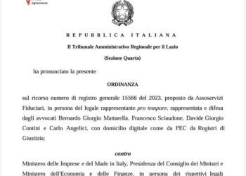 Titolari effettivi, il TAR del Lazio accoglie il ricorso di Assofiduciaria e sospende l’obbligo di comunicazione. Udienza sul merito il 27 marzo 2024