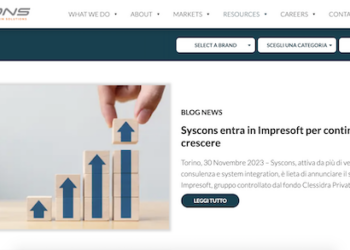 Impresoft (Clessidra Private equity) rileva anche Syscons Group