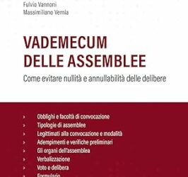 Vademecum delle assemblee. Come evitare nullità e annullabilità delle delibere. Con espansione online Copertina flessibile – 18 dicembre 2023