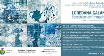 Loredana Galante con la mostra “Scacchiere dell’immaginario” al Palazzo Tagliaferro di Andora