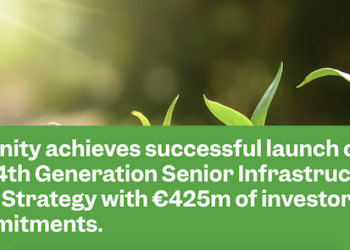 Infranity (Generali Investments) lancia il quarto fondo di investimento infrastrutturale, che punta a raccogliere 1,5 mld