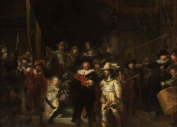 Una nuova analisi ai raggi X della “Ronda di notte” di Rembrandt rivela uno strato di base nascosto