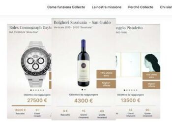 Collecto, l’app per investire in crowdfunding in orologi, opere d’arte e vini da collezione, incassa round da 750k euro